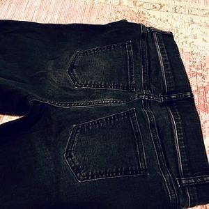 Spanx bootcut black jeans size L